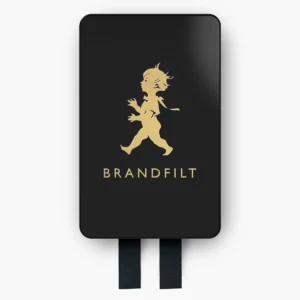 SOLSTICKAN BRANDFILT SVART/GULD